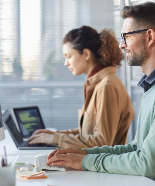 Tech-Professionals-working-on-software-project Tech Professionals working on software project