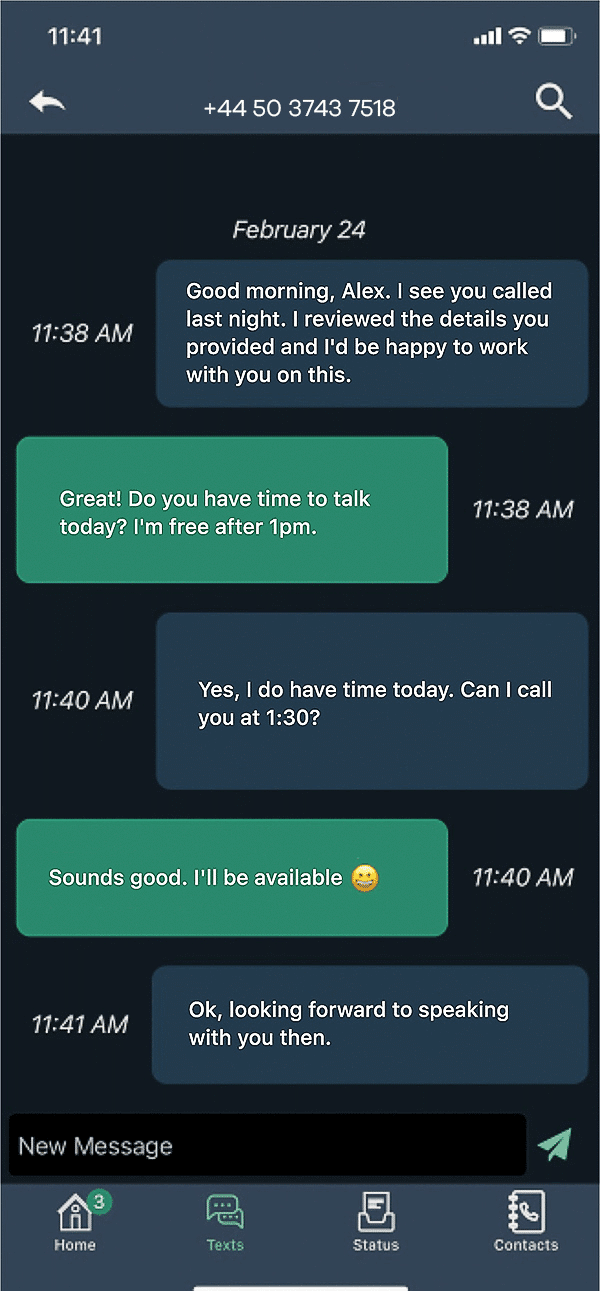 Notifications & Messages in Posh App right_alt