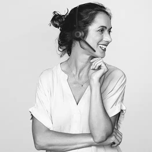Working as a virtual receptionist answering calls