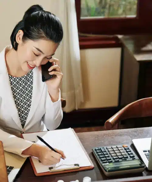 virtual receptionist call answering services