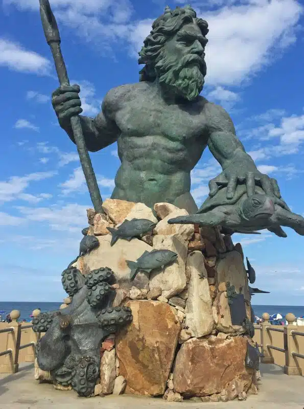 Neptune Statue in Virginia Beach