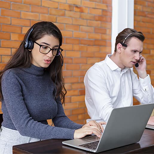 virtual receptionists for tech company